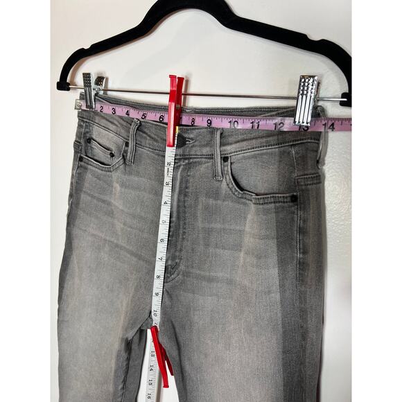 Mother The Swooner Denim Jeans Supermoon Wash Side Stripe Gray Women's 26 / 2 - Picture 10 of 11
